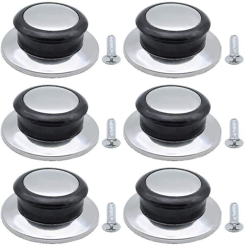 Set Mit 6 Hitzebeständigen Ersatzgriffen Für Topf- Und Pfannendeckel. Universelle Griffe Für Topf- Und Pfannendeckel. Ideal Für Den Hausgebrauch.