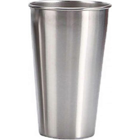 Bpa-freier Edelstahlbecher, Großes Fassungsvermögen, Bruchfest Und Stapelbar, In 3 Größen Erhältlich, Hochglanzpoliert, Ideal Als Geschenk Fürs Büro. – 500 Ml