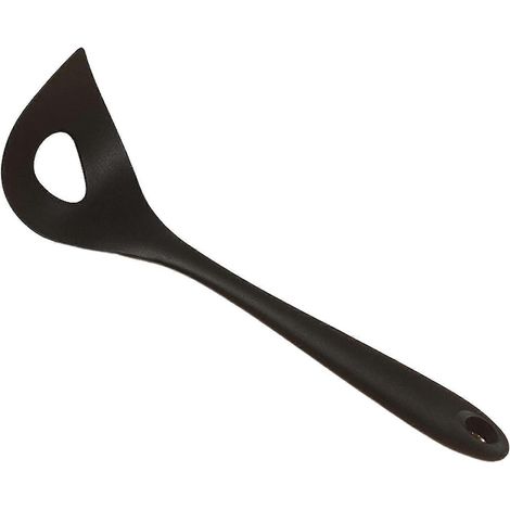 Silikon-fleischbällchenlöffel, Presswerkzeug Für Die Heimische Küche, Langer Griff, Leicht Zu Reinigen, Praktisches Küchenutensil Zur Zubereitung Von Fleischbällchen Mit Aufhängeöse – Schwarz