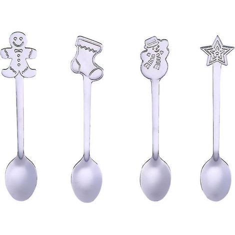 4 Weihnachtslöffel