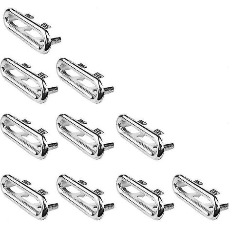 Überlaufring Für Spülbecken, Küchenspülendekoration, Überlaufring, Silbernes Überlaufloch, Überlaufabdeckung Mit Rundem Loch (packung Mit 10 Ovalen Ringen)