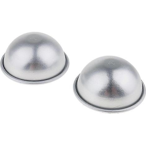 Halbrunde Aluminiumform Für Badebomben, Seifen Und Kuchen (2 Stück, 45 X 20 Mm).