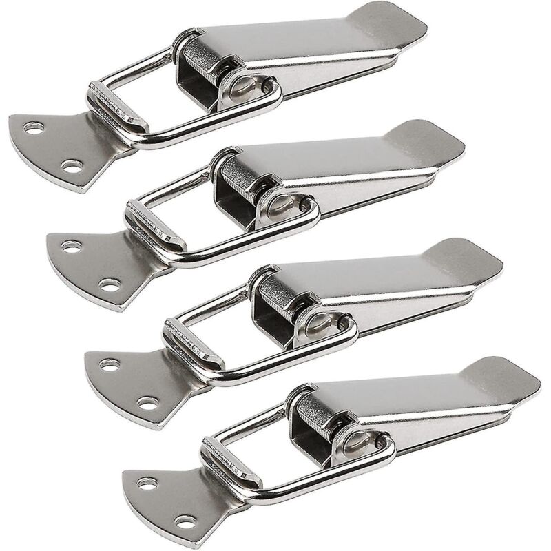 Kippriegel, Spannriegel Aus Edelstahl, 4-teiliges Set À 56 Mm Mit Schrauben (16 Stück), Hebelgeschenk