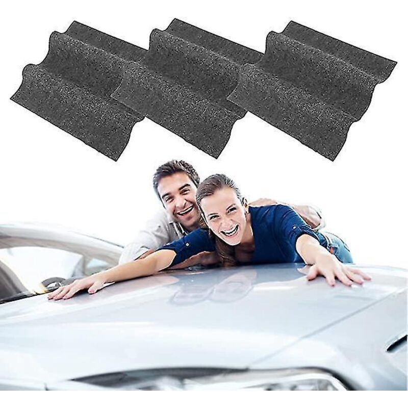Set Mit 3 Nano-glitzertüchern Zur Beseitigung Von Autokratzern, Zur Wiederherstellung Des Lackglanzes, Zur Entfernung Hartnäckiger Rückstände Und Oberflächlicher Kratzer.
