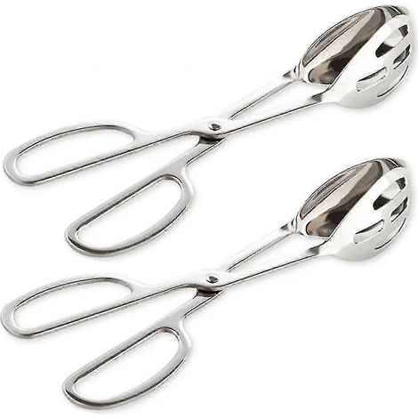 Set Aus 2 Buffetzangen Aus Edelstahl, Servierzangen