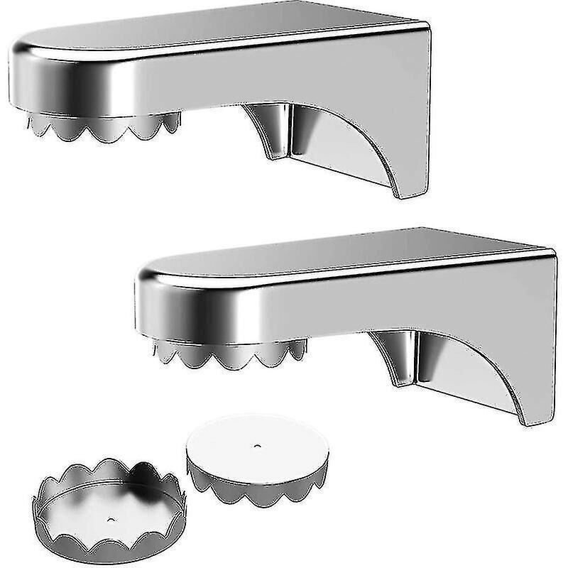 Magnetische Seifenschale (2er-set) Aus Edelstahl Mit 4 Deckeln, Für Spüle, Küche Und Badezimmer.