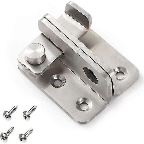 Dww-hasp-türschloss, Kleines Diebstahlsicherungsschloss, Kippriegel Aus Edelstahl, Sicherheitsschlösser Für Türen, Linksanschlagend