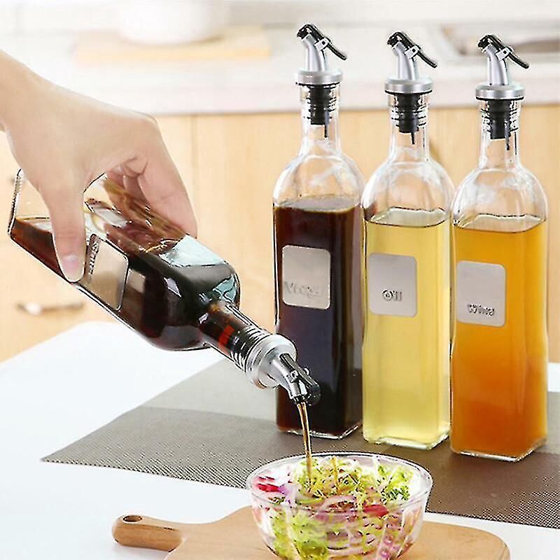 Glasspender Für Olivenöl Und Essig, Gewürzstreuer, Flaschenabtropfer, Ausgießer