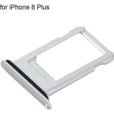 Ersatz-sim-kartenfach Und -abdeckung, Kompatibel Mit Iphone 8, 8 Plus Und X. – Silber Für Iphone 8 Plus