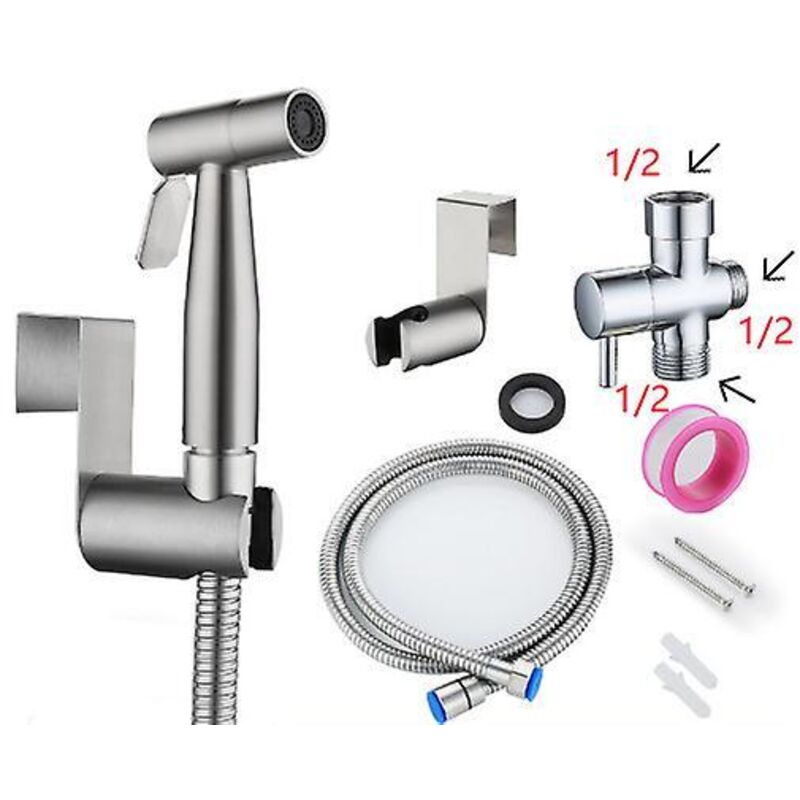 Tragbares Bidet-duschset Aus Edelstahl