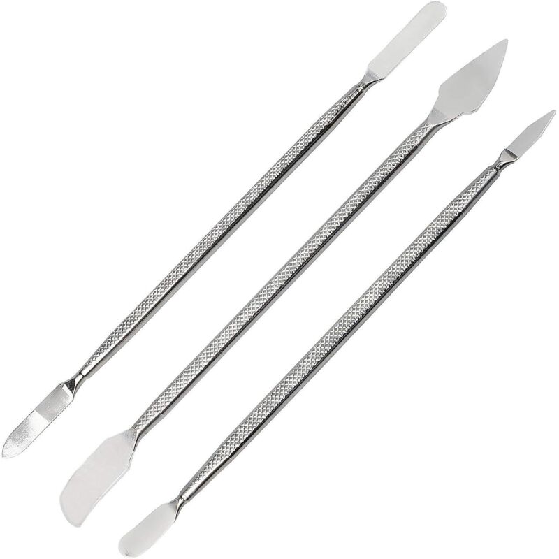 Metall-spudger-set – 3-teiliges Demontage-werkzeugset Mit Zwei Öffnungen Für Handys, Tablets Und Laptops