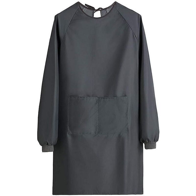 Wasserdichte Damen-arbeitsbluse Mit Langen Ärmeln Und Taschen, Ideal Für Haus Und Garten.