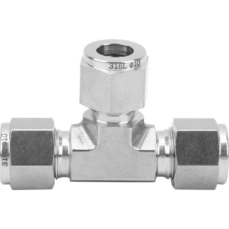 Kompressions-t-stück Aus Edelstahl 316, Gleicher Durchmesser, Geschmiedet Ss-600-3ф10
