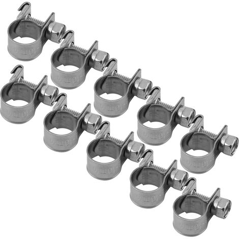 10 Stück Mini-kraftstoffschlauchschellen Aus Edelstahl, Größe 6 Mm–20 Mm