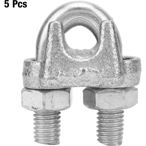 Stück Edelstahl-kabelbinder Für Drahtseile, Silberne Befestigungselemente (m10)