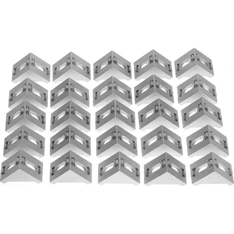 25 Stück Eckverbinder Aus Aluminium 4040, Rechtwinklige Verbindungsstücke Für Rahmen