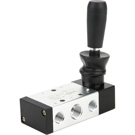 Pneumatisches Handventil, 5 Anschlüsse, 2 Positionen, Hebel, 0-0,8 Mpa (4h210-08)