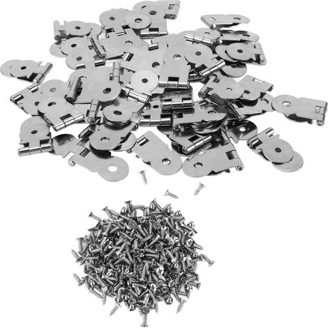 50 Scharniere Im Retro-stil, Detailreiche Formen, Robustes Eisenmaterial, Ersatzteile Für Möbel Und Holz