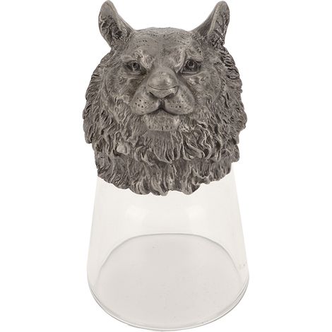 Cocktailglas Aus Metall Mit Tierkopf-motiv – Stabil Und Langlebig Für Partys, Hochzeiten Und Spiele