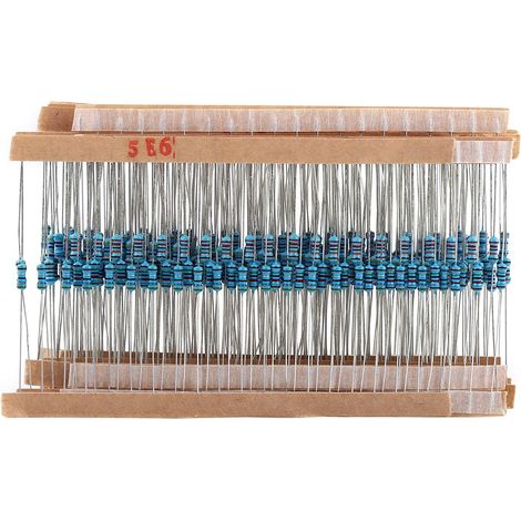 1280 Stück 1/4w 64 Werte 1-10mω Metallfilmwiderstände Sortimentsset Für Elektronische Bauteile