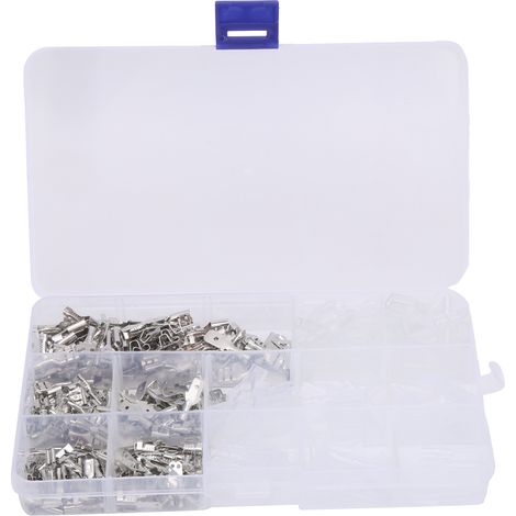 315-teiliges Crimp-anschlussset Für Elektrische Steckverbinder, Verschiedene Industriebedarfsartikel In Silber, 2,8/4,8/6,3 Mm