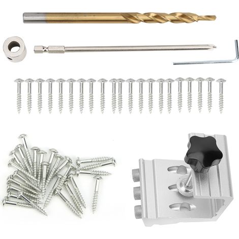 Bohrschablone Aus Aluminiumlegierung Für Holzkonstruktionen – Dübelpositionierungszubehör