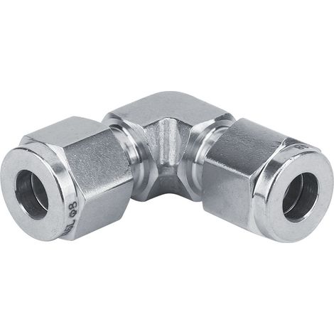 Schnellkupplung Aus Edelstahl 316 Für Hochdruckleitungen, Winkelstück Mit Überwurfmutter Für Wasserleitungen, 8 Mm Durchmesser