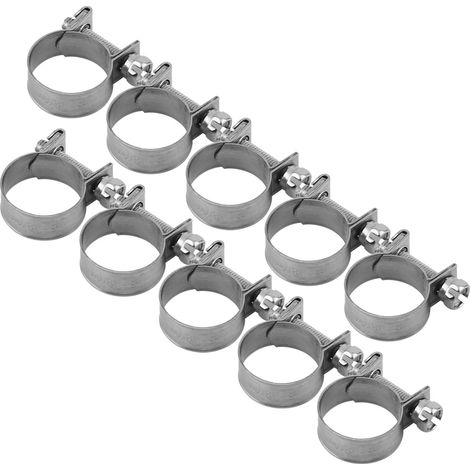 10 Stück Mini-schlauchschellen Aus Edelstahl Für Kraftstoffschläuche 6 Mm–20 Mm