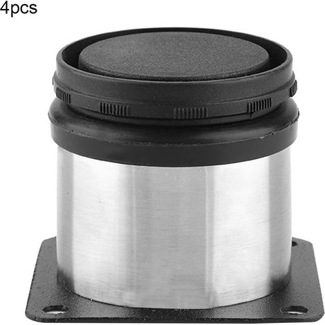 Verstellbare Möbelfüße Aus Edelstahl Für Tisch, Bett, Sofa (50 X 50 Mm) – 4er-set