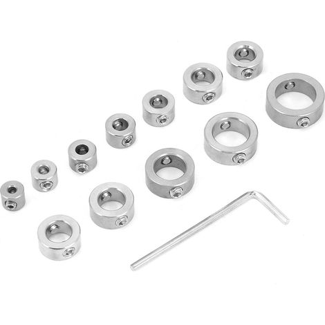 12-teiliger Bohrtiefenanschlag Für Edelstahl, 3-16 Mm Bohrbegrenzungsringe