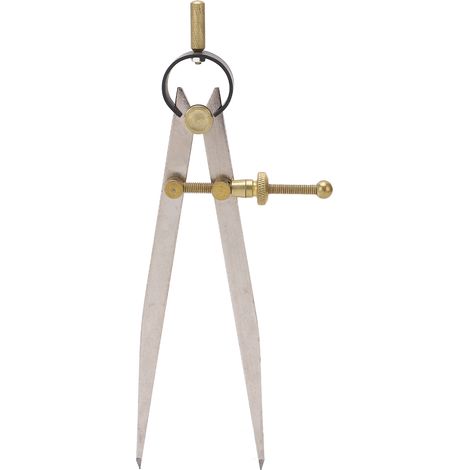 Hochpräziser 200-mm-trockenpunktkompass, Rostbeständig, Verstellbar Und Arretierbar Für Lederwaren Und Lederarbeiten.