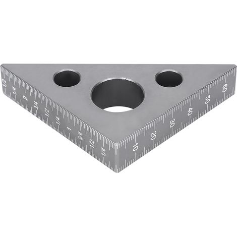 45°/90°-winkel Aus Aluminiumlegierung Für Die Holzbearbeitung, Mattiertes Rechtwinkliges Messwerkzeug