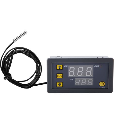 W3230 Digitaler Led-temperaturregler-thermostat Mit Sensor (110-220 V)