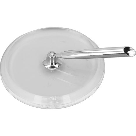 Klassischer Stiftehalter Aus Acryl Und Metall, Runder Silberner Sockel Für Professionelles Büro – Eleganter, Kompakter Ständer