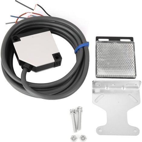 Fotoelektrischer Sensor Mit Abs-gehäuse, Typ Mit Spiegelnder Reflexion (ac/dc 12-240v, Reichweite 3500mm)