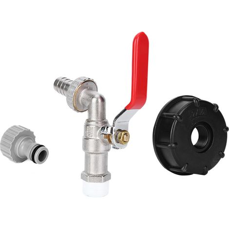 Gartenhahn-anschlussadapter Für Ibc-tank, Messing-anschlussteile G1/2" Für Wasserschlauch