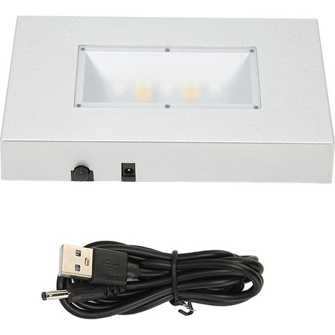 Rechteckiger Led-beleuchtungssockel Mit Usb-anschluss Und Verschiedenen Modi Für Kristall- Und Silberdekorationen