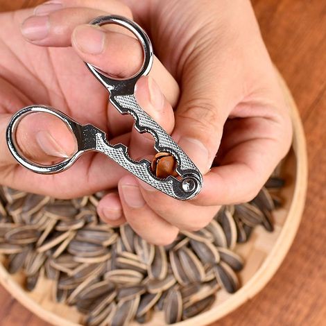 Mehrzweckwerkzeug Aus Edelstahl Zum Knacken Von Sonnenblumenkernen Und Nüssen, Küchenaccessoire Für Zuhause