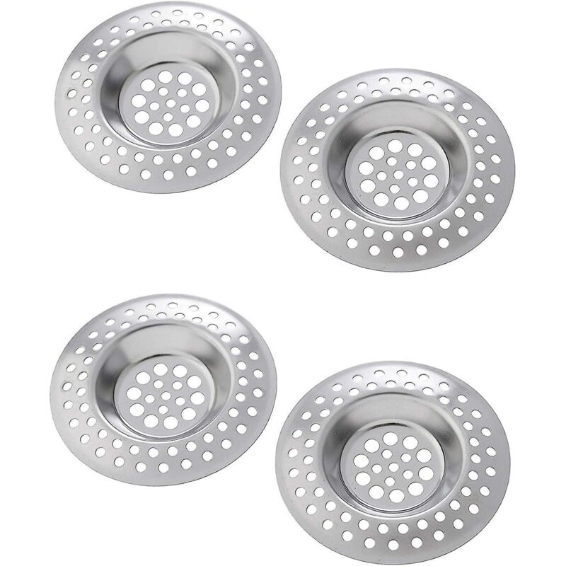 Set Mit 4 Edelstahl-sieben Für Spüle, Waschbecken Und Badewanne