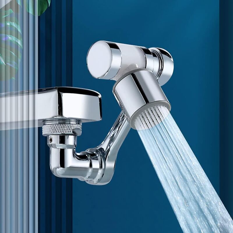 1080° Drehbarer, Spritzschutzgeschützter Wasserhahn-luftsprudler Mit Robuster Verlängerung
