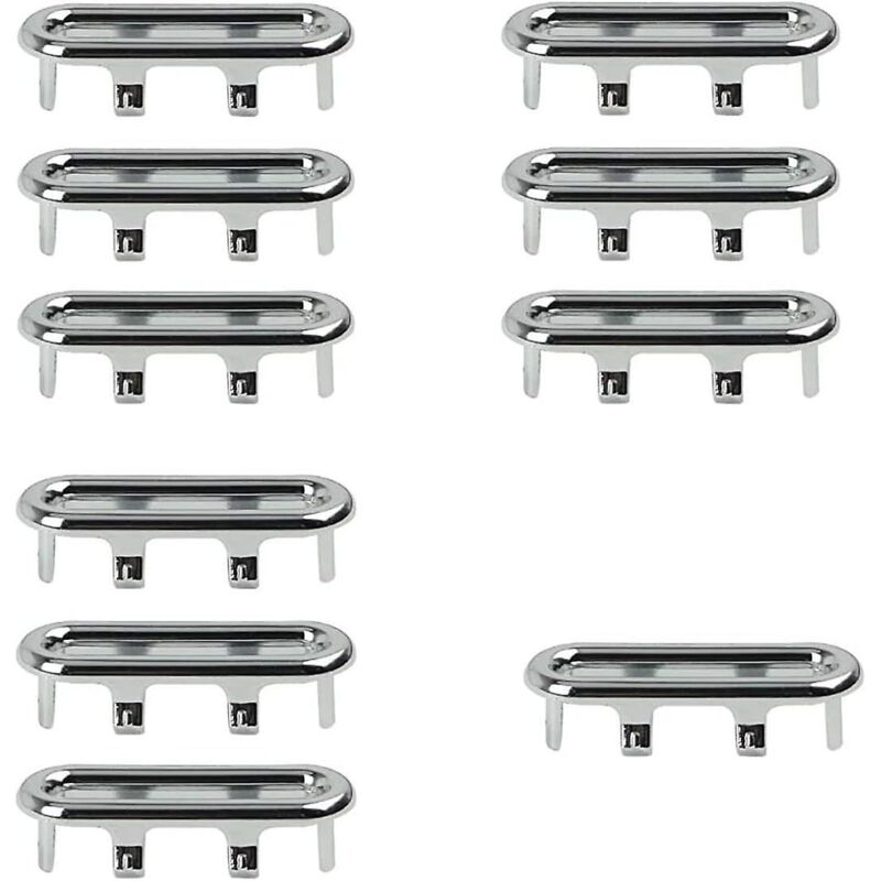 Set Mit 10 Kunststoff-abschlussringen Für Spülbeckenüberläufe, Waschbecken, Küchenspülen Usw., Für Badewannen, Waschbecken Usw.