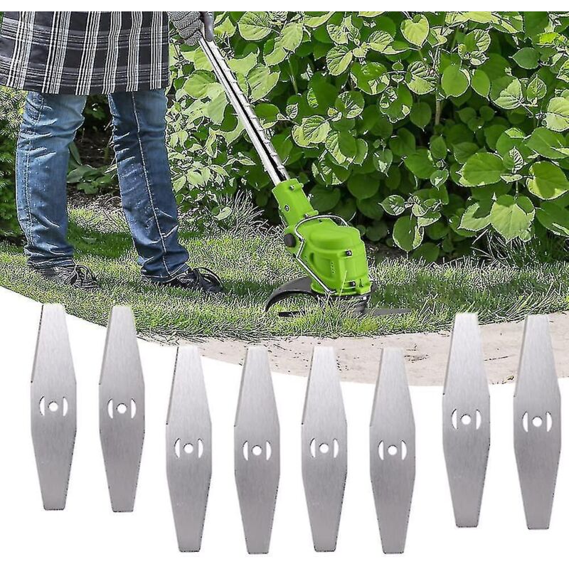 Ersatzmesser Für Rasentrimmer, 24-v-akku-rasentrimmer Mit Akku Und Metallmessern, Zubehör Für Elektrische Rasenmäher