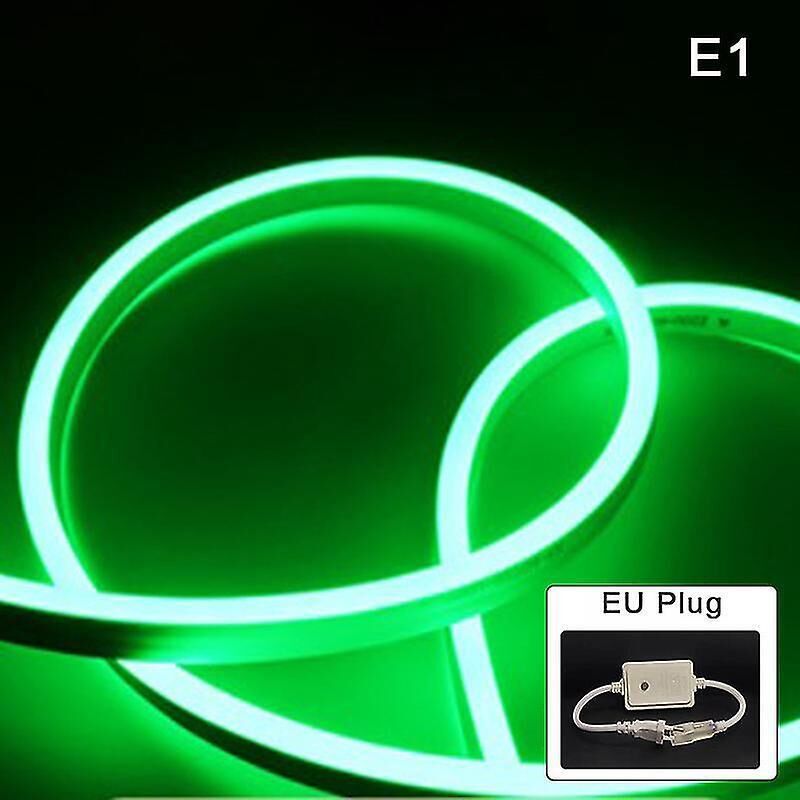 Wasserdichter, Flexibler Rgb-led-streifen, Led-neonstreifen Für Die Innendekoration – E1 – Grün