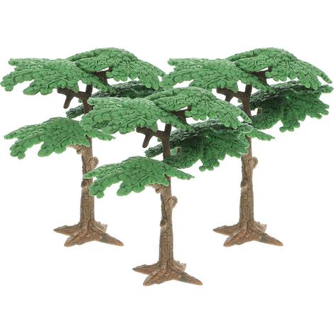 Set Mit 3 Künstlichen Bäumen Für Die Gartengestaltung, Mini-kiefer Und -zypresse, Lustiges Spielzeug Für Kinder, Realistische Dekoration Für Zuhause Und Büro, Größe S – 10,50 X 9,50 X 5,00 Cm