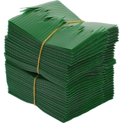 1000 Künstliche Grüne Grashalme Aus Kunstharz Zur Dekoration Von Sushi Und Anderen Japanischen Gerichten – 7,5 X 4,6 X 0,02 Cm – Grün