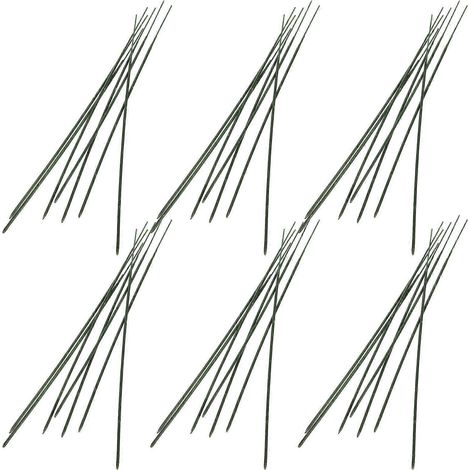 100 Künstliche Blumenstiele Aus 19 Cm Langem Draht, Für Floristen (grün) – 19 X 0,2 X 0,2 Cm – Grün