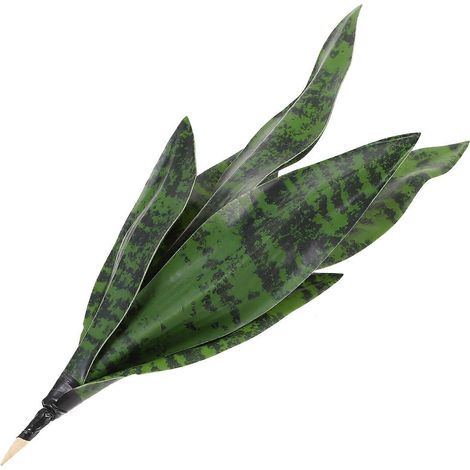 Künstlicher Sansevieria, Dekorative Grünblättrige Sansevieria – 32,5 X 13 X 10 Cm – Grün 2