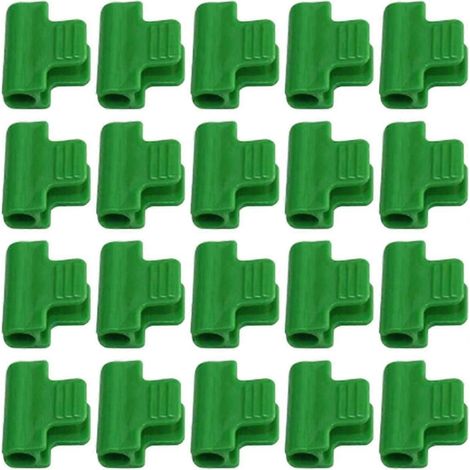 20er-pack Schlauchschellen Für Gewächshausrohre, Pflanzenschutzfolien, Tunnel Und Bögen. Einfache Befestigung Mit Clips. Gartenbedarf. Schlauchschelle Für