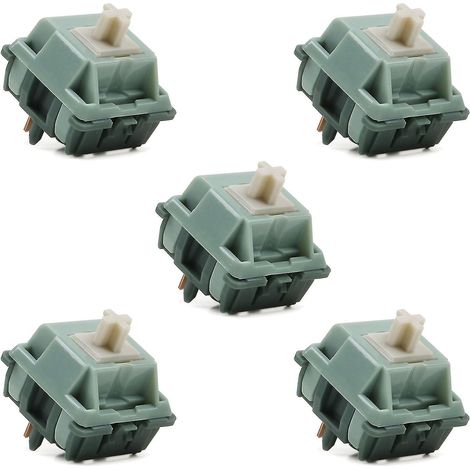 Mechanischer Tastaturschalter, Grüner, Schlangenförmiger Pom-schaft Mit Linearer Achse, 5 Pins, 65 G