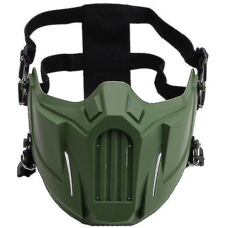 Outdoor-sportmaske, Winddicht, Staubdicht, Für Cosplay, Skifahren, Radfahren, Verstellbare Schutzmaske, Grün